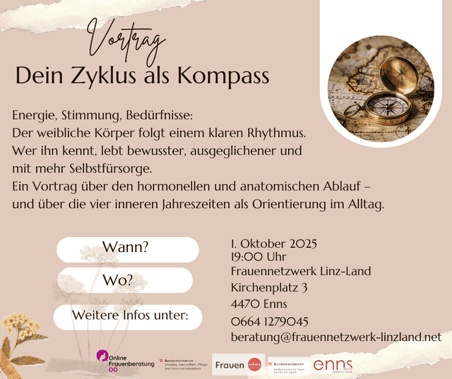 Vortrag: Dein Zyklus als Kompass